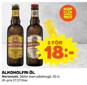 Coop Daglivs Alkoholfri öl erbjuda