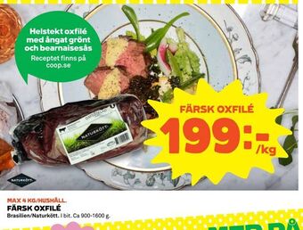 Coop Daglivs Färsk oxfilé erbjuda