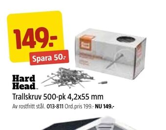 Jula Trallskruv 500-pk 4,2x55 mm erbjuda