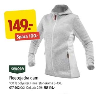 Jula Fleecejacka dam erbjuda