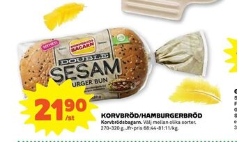 Stora Coop Korvbröd/hamburgerbröd erbjuda
