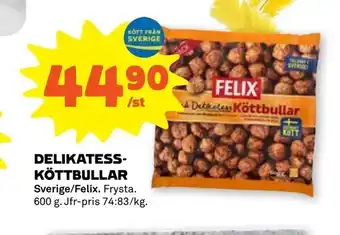 Stora Coop Delikatess- köttbullar erbjuda