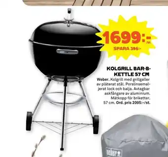 Stora Coop Kolgrill bar-b-kettle 57 cm erbjuda