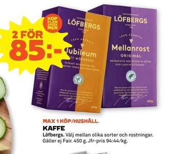 Stora Coop Kaffe erbjuda