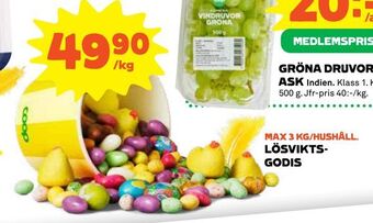 Coop Lösviktsgodis erbjuda