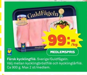 Coop Färsk kycklingfilé erbjuda