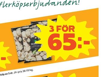 Stora Coop Blomkål erbjuda