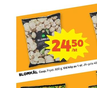 Stora Coop Blomkål erbjuda