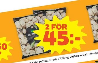 Stora Coop Blomkål erbjuda