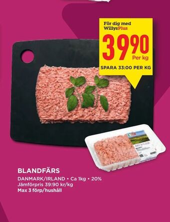 Willys Blandfärs erbjuda