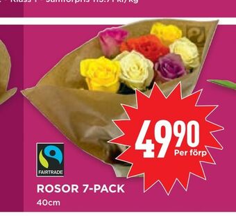 Willys Rosor 7-pack erbjuda