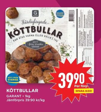Willys Köttbullar erbjuda