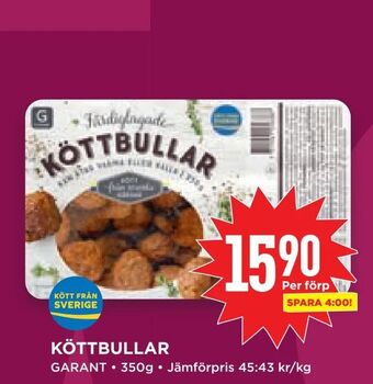 Willys Hemma Köttbullar erbjuda