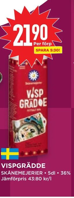Willys Hemma Vispgrädde erbjuda