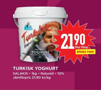 Willys Hemma Turkisk yoghurt erbjuda