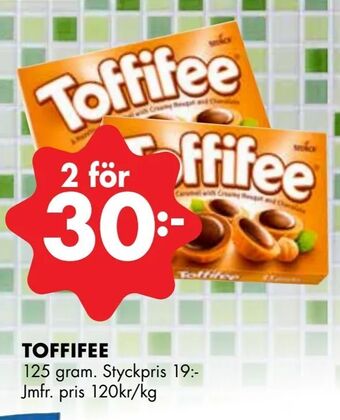ÖoB Toffifee erbjuda