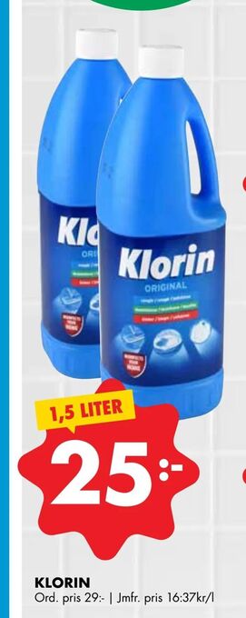 ÖoB Klorin erbjuda