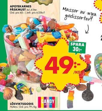 ÖoB Lösviktsgodis erbjuda