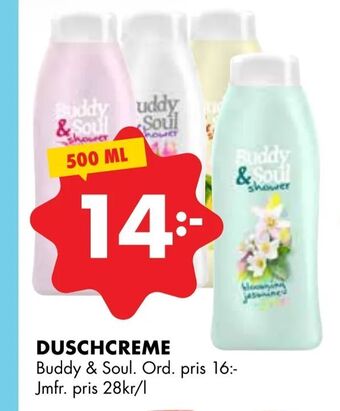 ÖoB Duschcreme erbjuda