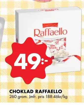 ÖoB Choklad raffaello erbjuda
