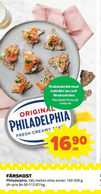 Coop Färskost erbjuda