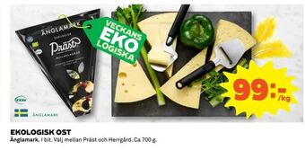 Coop Konsum Ekologisk ost erbjuda