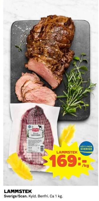 Coop Konsum Lammstek erbjuda