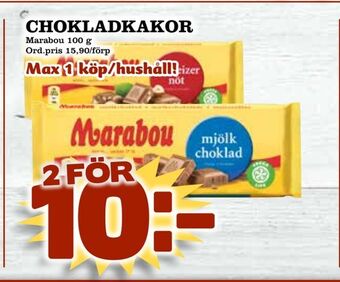 Din Mat Chokladkakor erbjuda