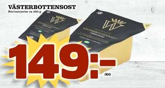Nelins Västerbottensost erbjuda
