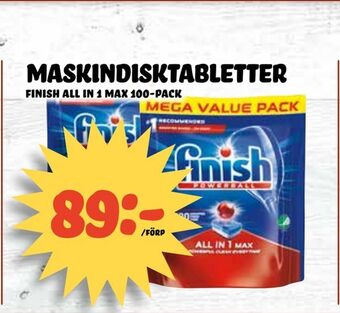 Nelins Maskindisktabletter erbjuda
