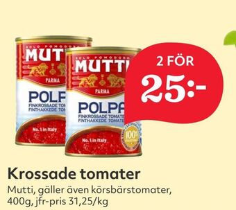 Krossade tomater
