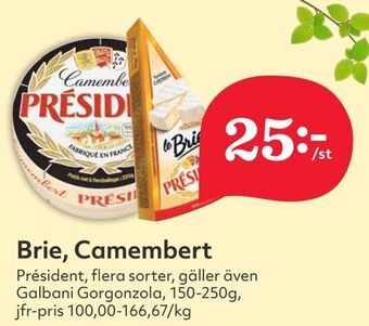 Hemköp Brie, Camembert erbjuda