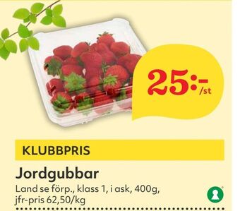 Hemköp Jordgubbar erbjuda