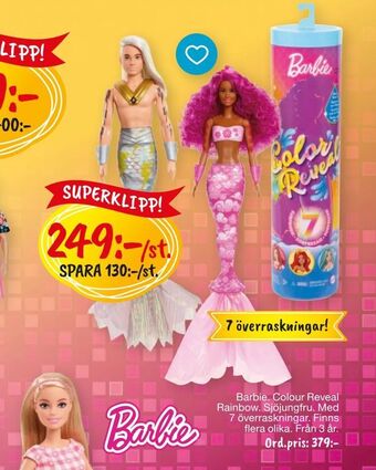 Leklust Barbie erbjuda