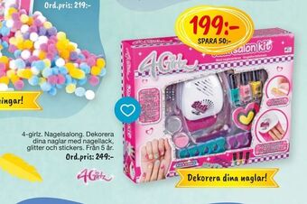 Leklust 4-girlz Nagelsalong erbjuda