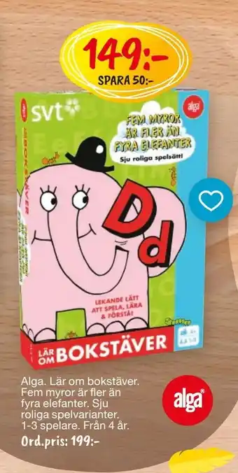 Leklust Alga erbjuda