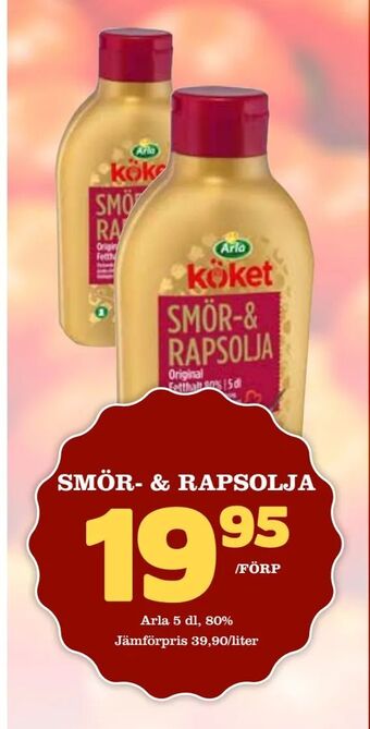 Matdax Smör & rapsolja erbjuda