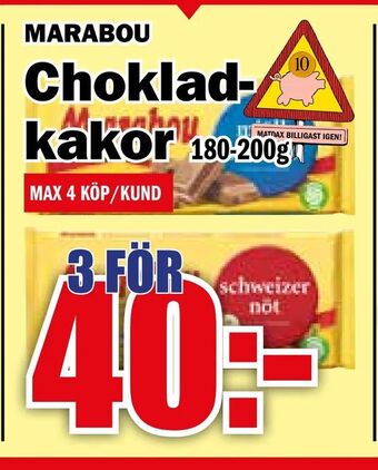 Matdax Choklad erbjuda