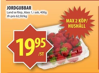 Matvärlden Tensta Jordgubbar erbjuda