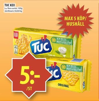 Matvärlden Tensta Tuc kex erbjuda