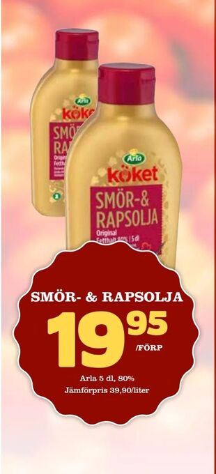 Matvärlden Tensta Smör- & rapsolja erbjuda