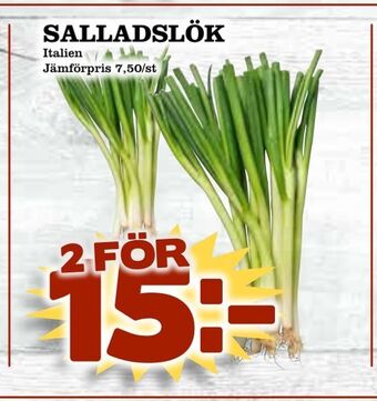 Matvärlden Tensta Salladslök erbjuda