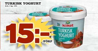 Matvärlden Tensta Turkisk yoghurt erbjuda
