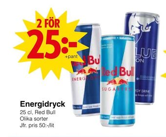 Matöppet Energidryck erbjuda