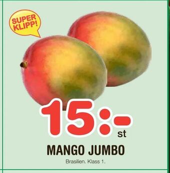 Nya Pulsen Mango jumbo erbjuda