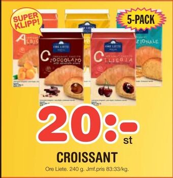 Nya Pulsen Croissant erbjuda