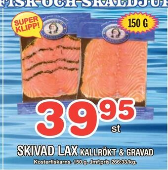 Nya Pulsen Skivad lax erbjuda