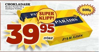 Nya Pulsen Chokladask erbjuda