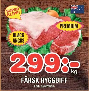 Nya Pulsen Färsk ryggbiff erbjuda