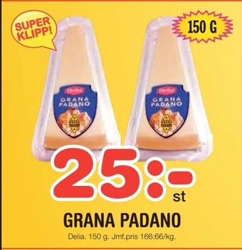 Nya Pulsen Grana padano erbjuda